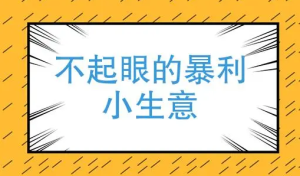 13个不起眼的小项目，却是月入过万的暴利生意-虎哥说创业