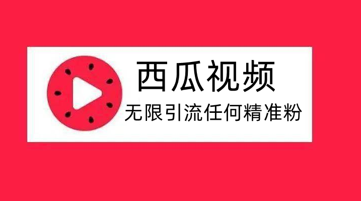 西瓜视频无限引流任何精准粉 App 脚本，解放双手全自动执行-虎哥说创业