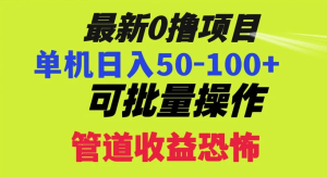 最新 0 撸项目，每天看看广告，单机 50-100+ 可批量操作-虎哥说创业